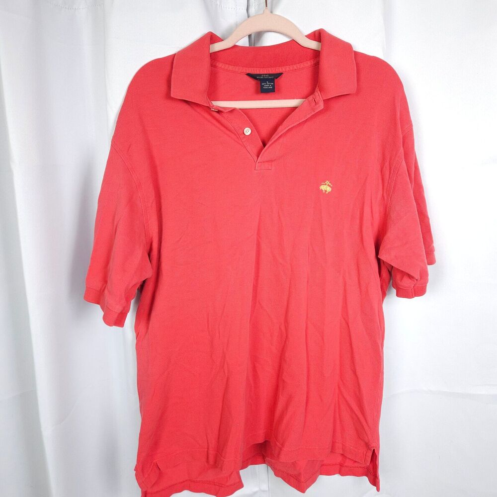 Brooks Brothers‎ 346 Pink Polo Shirt Men's Large Golden Fleece